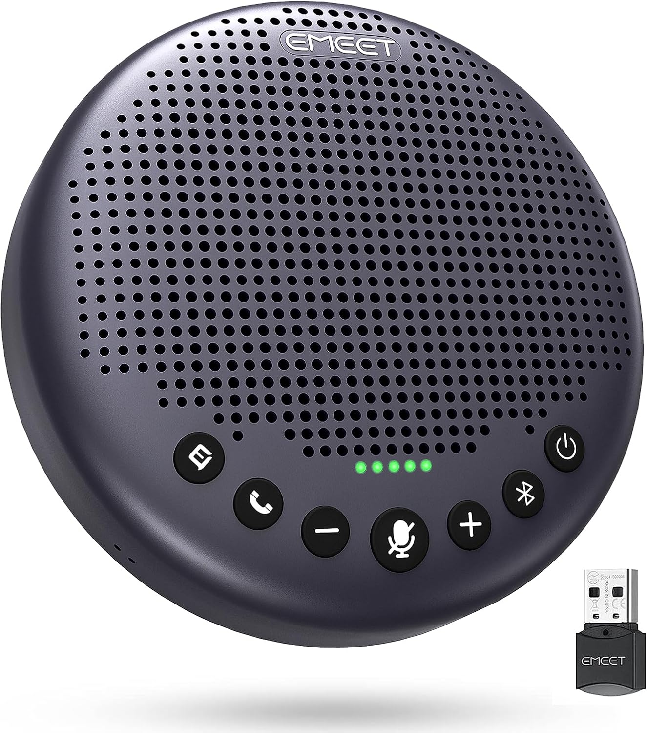 EMEET Bluetooth Conference Speaker: 360 Voice Pickup
