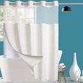 Elegant Waffle Weave Shower Curtain Set by Conbo Mio for Bathrooms
