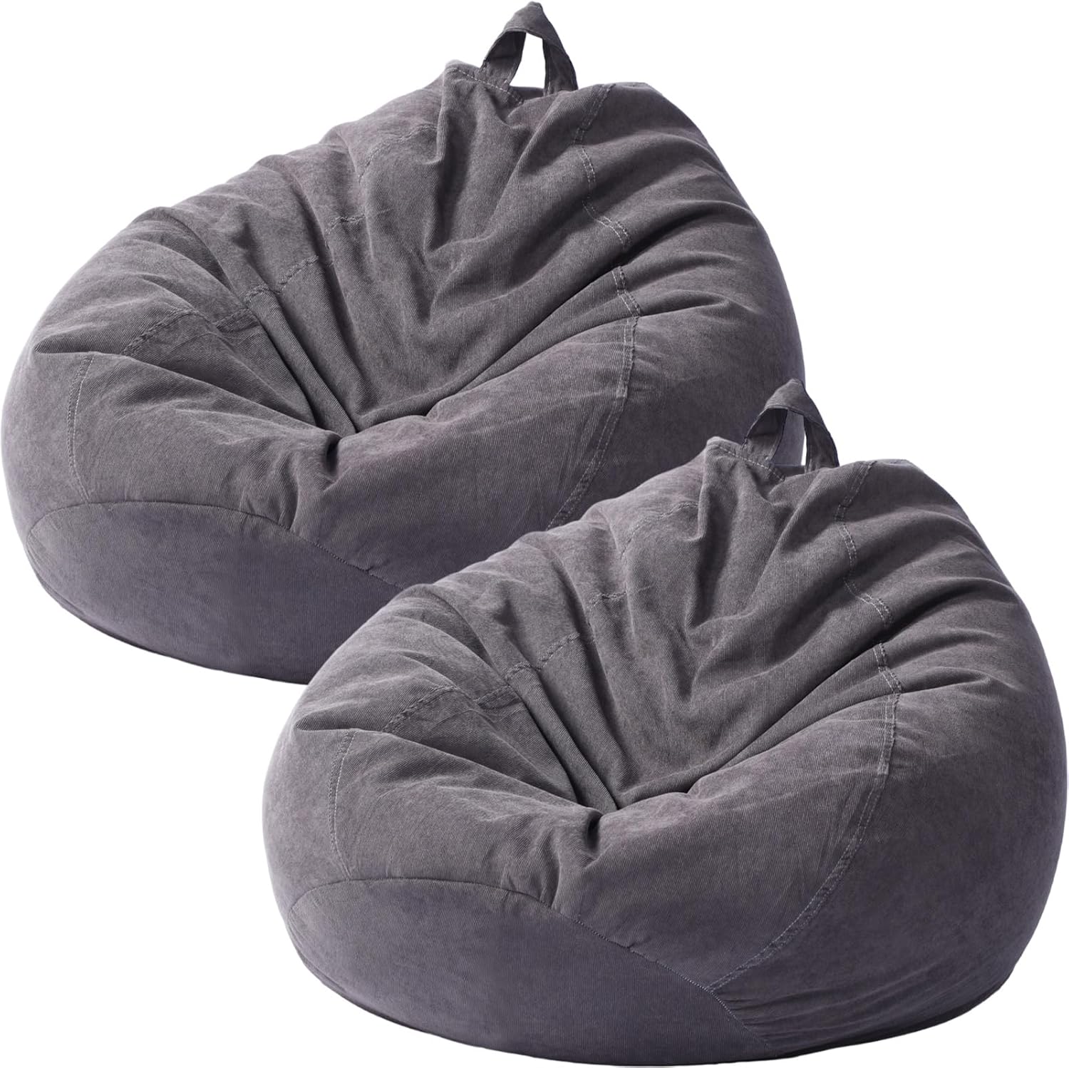 Soft Corduroy Bean Bag Storage - Organize with Style!