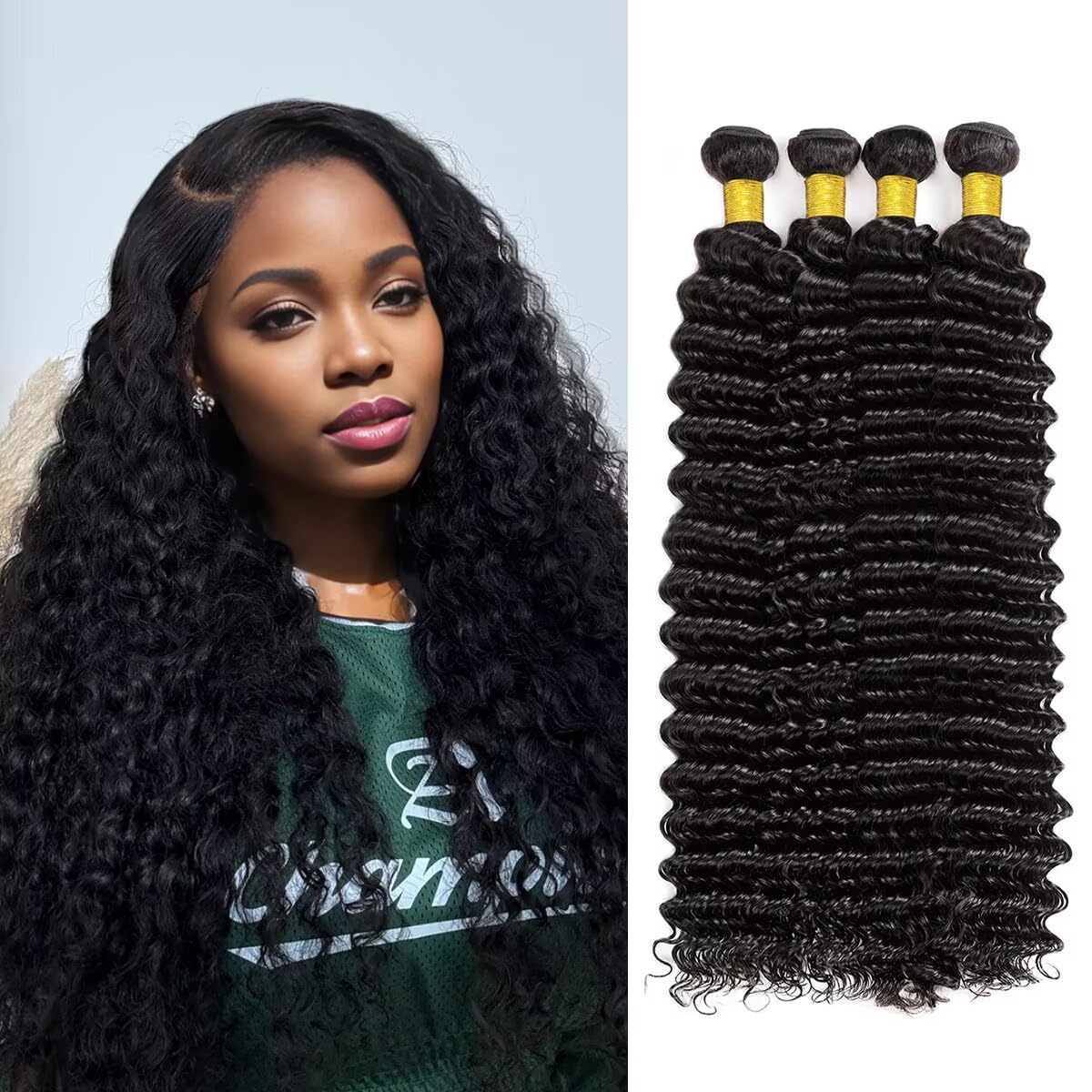 12A Human Hair Bundles for Stunning Deep Wave Styles