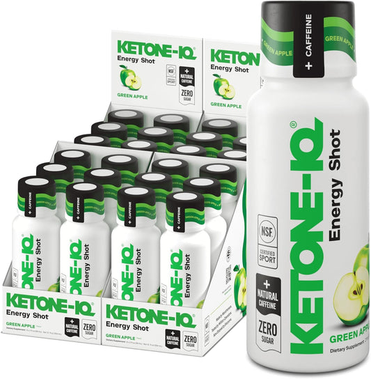 Ketone-IQ Energy Shots with Green Tea Caffeine and Ketones