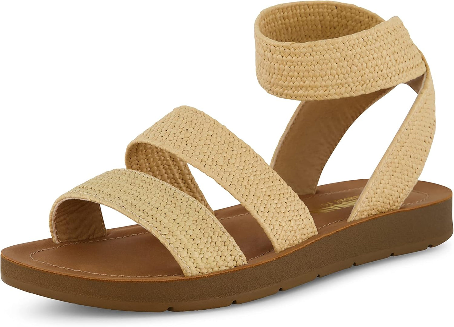 CUSHIONAIRE Women's Indego Stretch Sandal for Ultimate Comfort