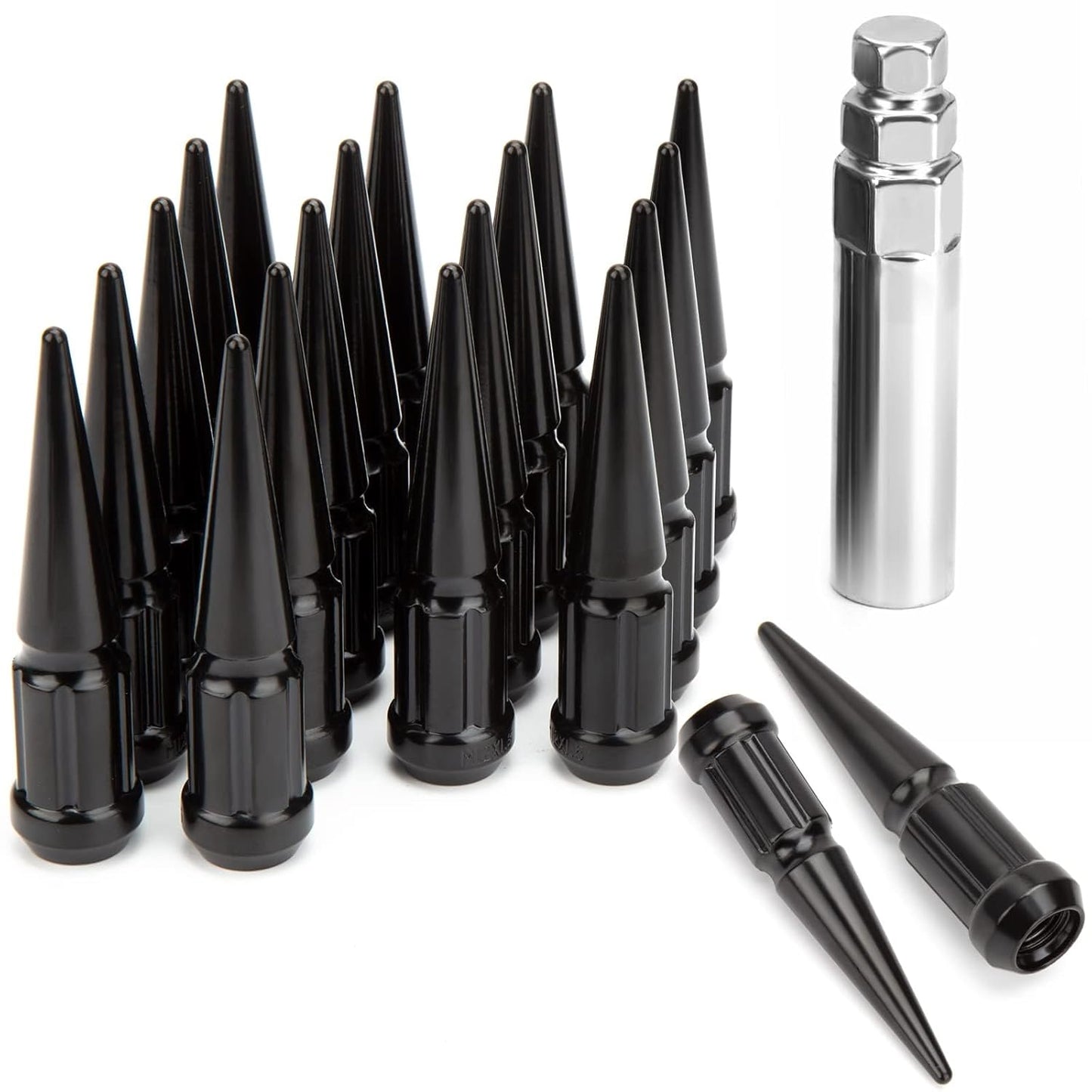 DYNOFIT 12mmx1.5 Wheel Spike Lug Nuts for Multiple Vehicles