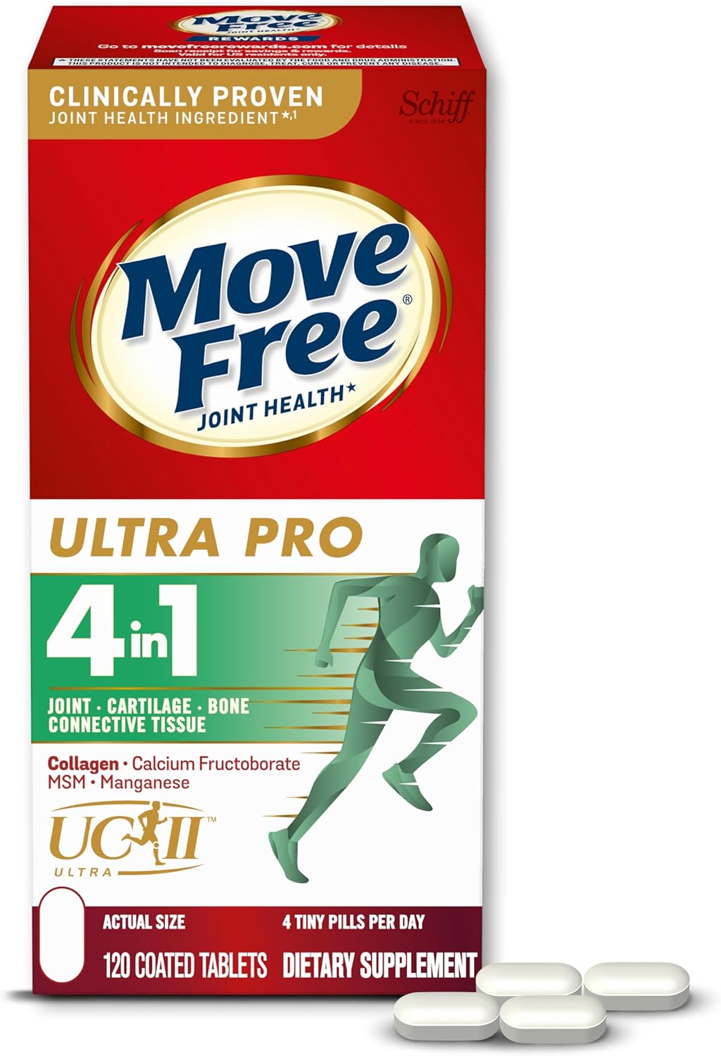 Move Free Ultra Pro Joint Support with Type 2 Collagen and MSM