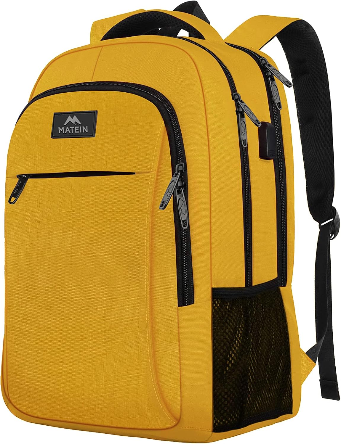 MATEIN Travel Laptop Backpack with USB Charging Port for Students
