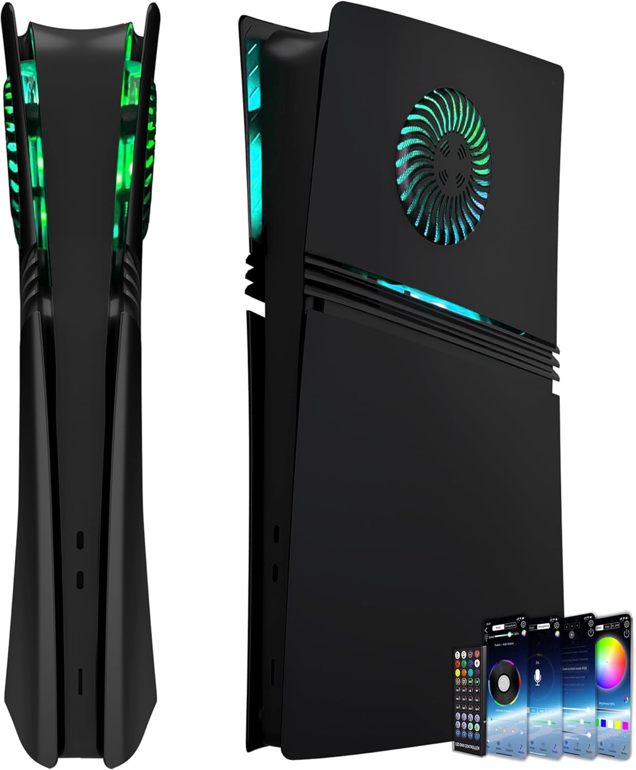 RGB Light Strip Cover Plates for PS5 Pro Digital Edition
