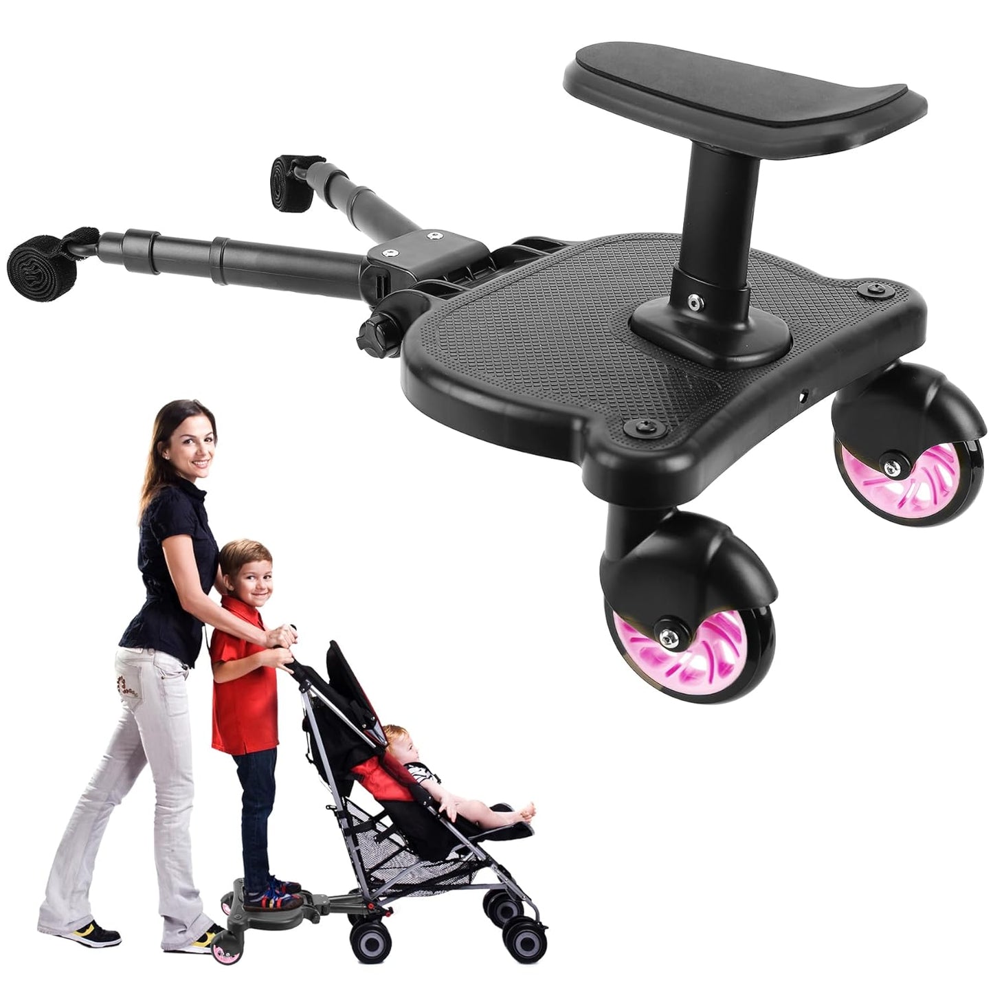 2024 New Universal Stroller Board with Detachable Seat for Kids
