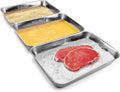 HULISEN Breading Trays Set of 3 for Easy Food Preparation