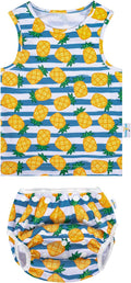 babygoal Baby Swimsuits with Swim Diaper 2-Piece Tankini - UPF 30