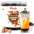 Fanale Brown Sugar Popping Boba Pearls - Ready to Eat Dessert Topping