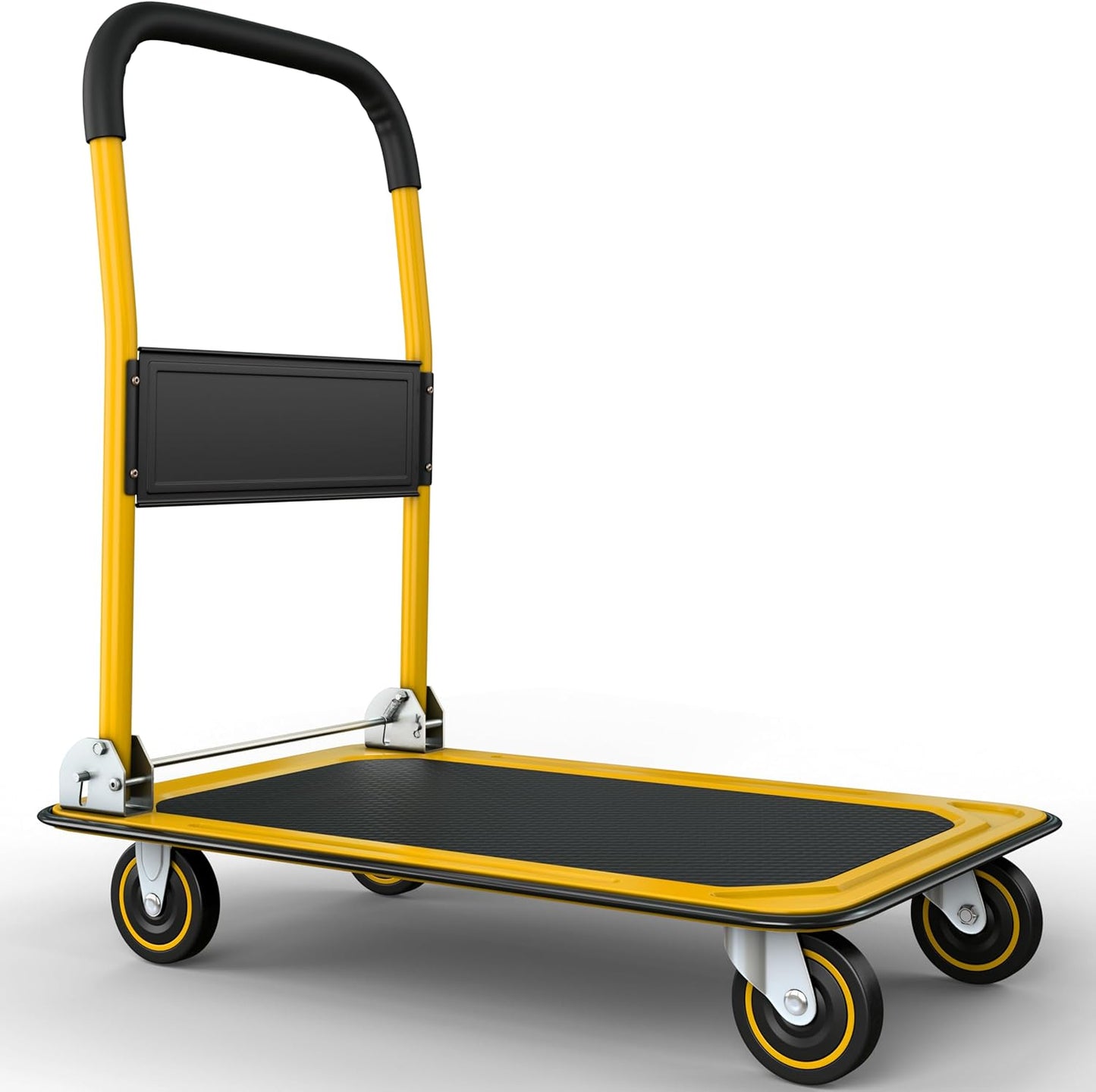 Heavy Duty Foldable Push Cart Dolly with 660 lbs Capacity