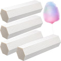 Honeydak 1200 Pcs Cotton Candy Cones 13.8 in White - Bulk Party Sticks