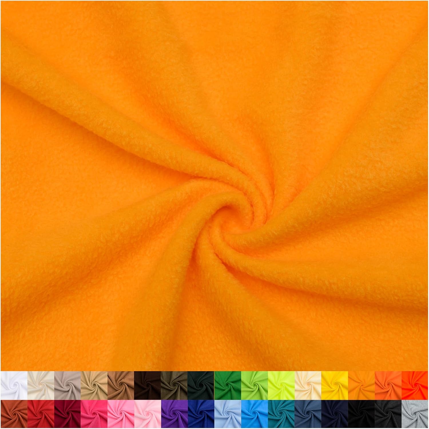 Gold Solid Fleece Fabric - 5 Yards Bolt for Sewing Projects