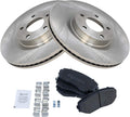Front Brake Pad & Rotor Kit Compatible with 2007-2015 Edge/MKX