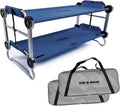 Kid-O-Bunk Youth Double Cot Set - Dual Cots with Carry Bags