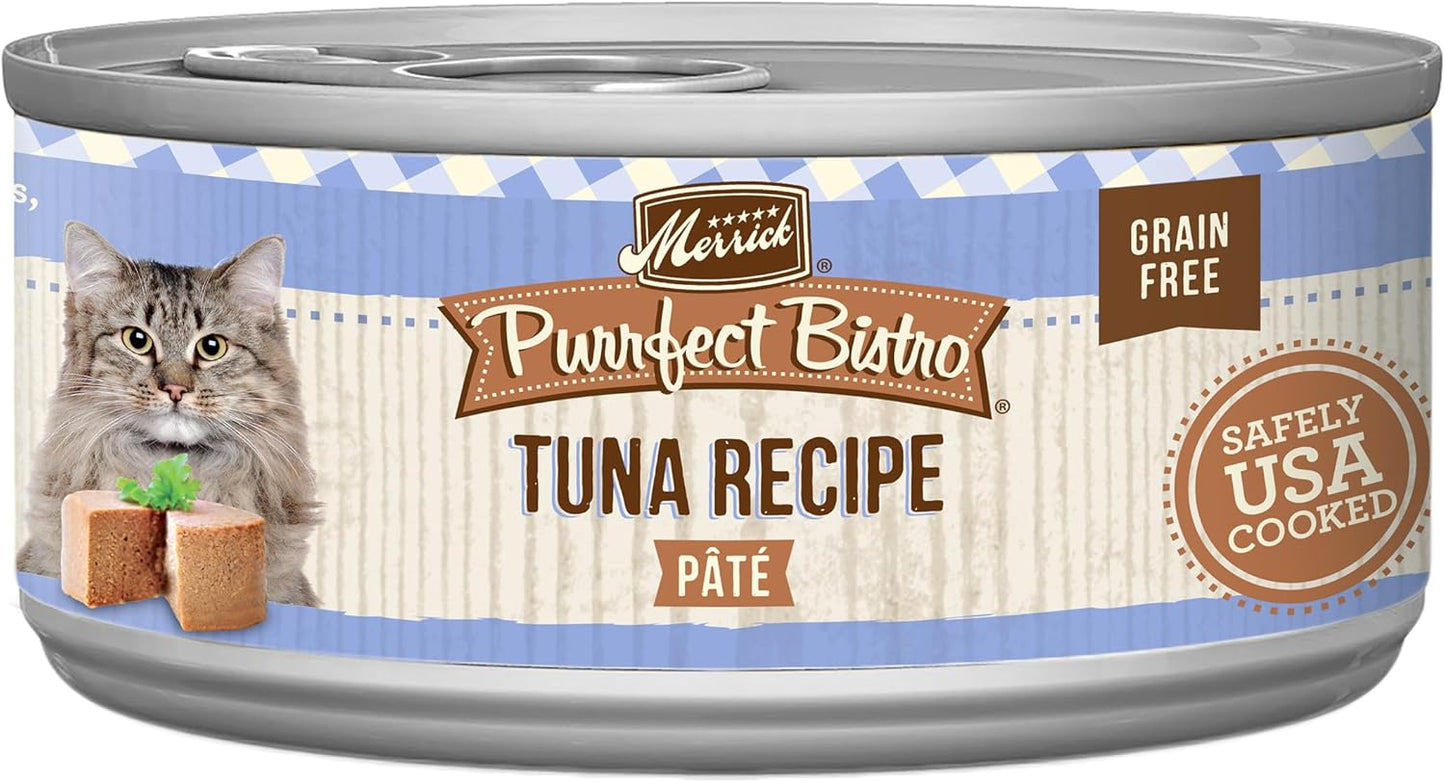 Merrick Purrfect Bistro Grain Free Tuna Recipe Wet Cat Food