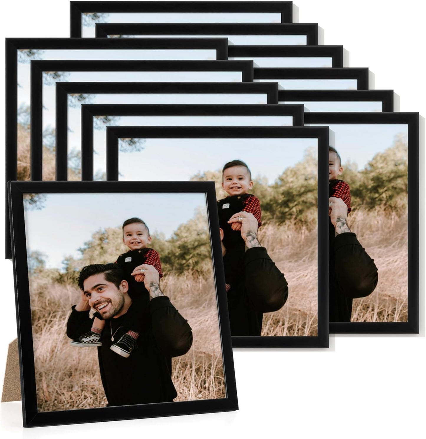 Heimlove 10x10 Picture Frame Set of 12 for Wall or Tabletop