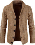 JMIERR Men's Casual Wool Blend Cardigan Sweater for All Seasons