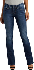 Silver Jeans Co. Suki Mid Rise Curvy Fit Slim Bootcut Jeans signature