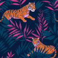 Tiger Peel and Stick Jungle Animal Wallpaper - Waterproof, Removable