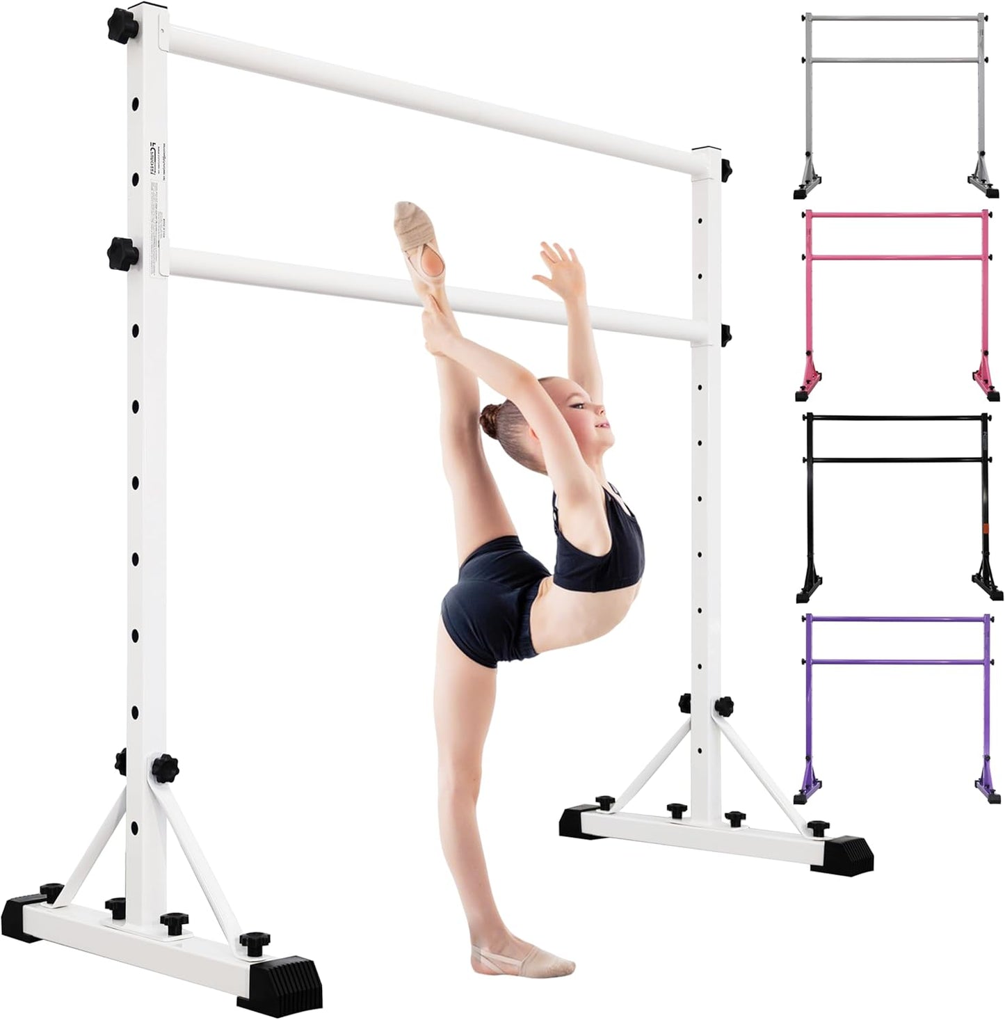 Adjustable Ballet Barre for Dance & Balance Exercise Training