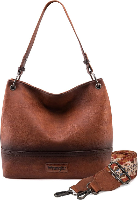 Wrangler Hobo Bags for Women - Chic Vegan Leather Purses