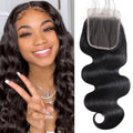 DMKEEP 4x4 HD Transparent Lace Closure 14 in - Invisible Body Wave