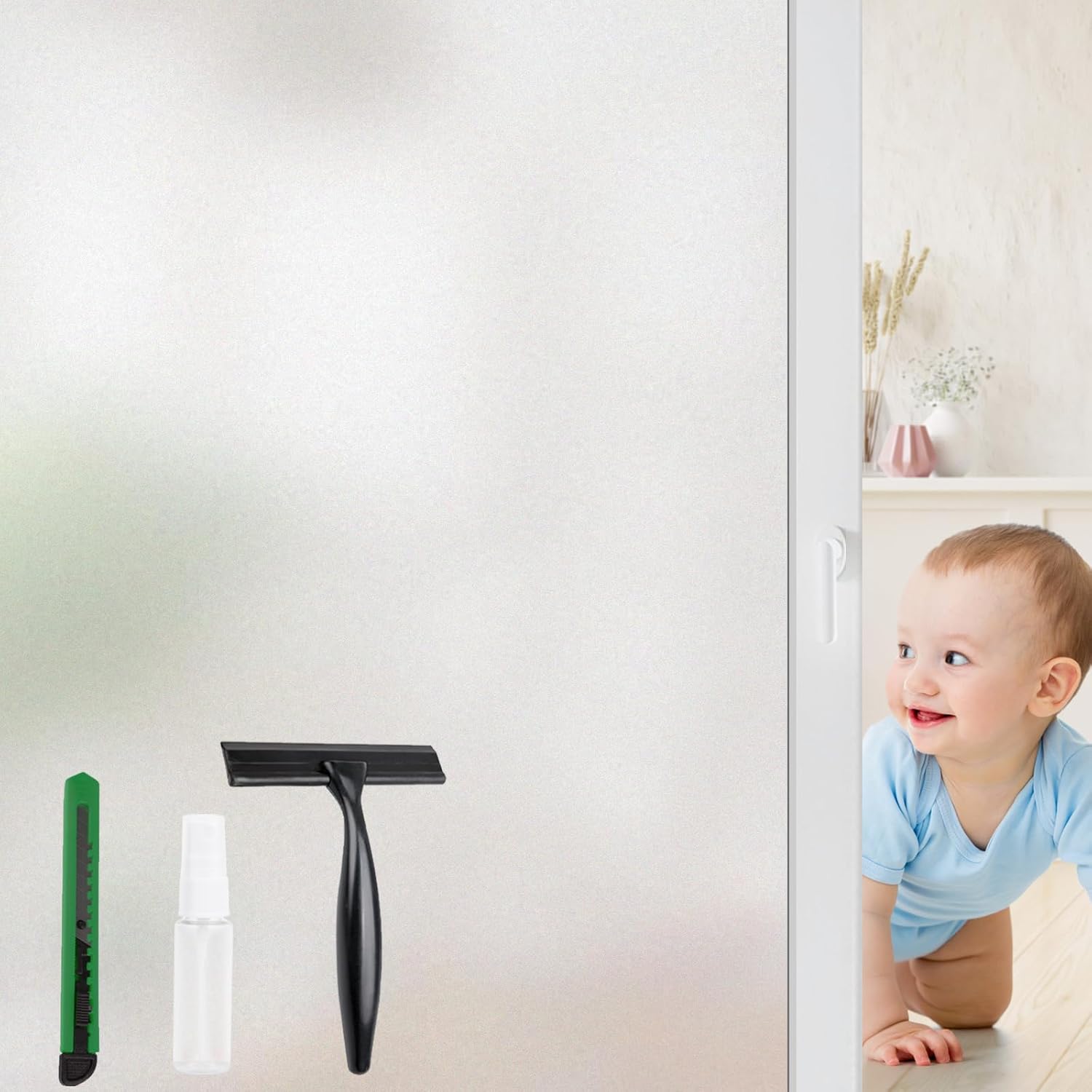 STATINT Window Film Privacy for Home Kitchen Bathroom Office