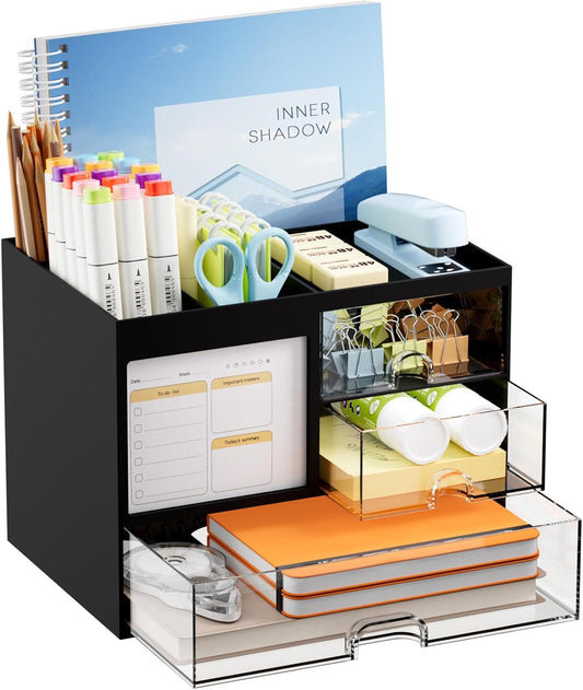 Marbrasse 3-Drawer Desk Organizer: Ultimate Desk Storage