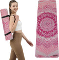 WUWAN Non Slip Yoga Mat 6mm Thick - Portable Fitness Mat for Women & Men