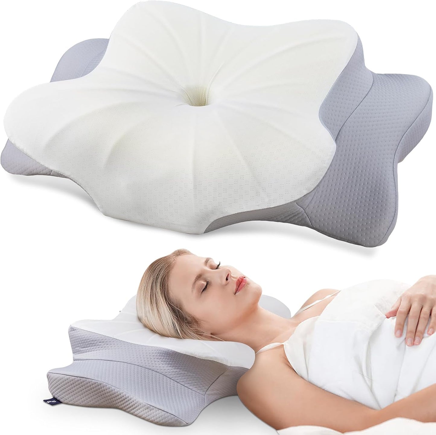 DONAMA Cervical Pillow for Neck and Shoulder Support Comfort