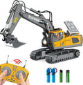 Remote Control Excavator Toys for Boys - Realistic Metal Shovel
