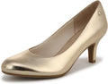 Women's Parigi Round Toe Mid Pump - Classic Low Heel Comfort