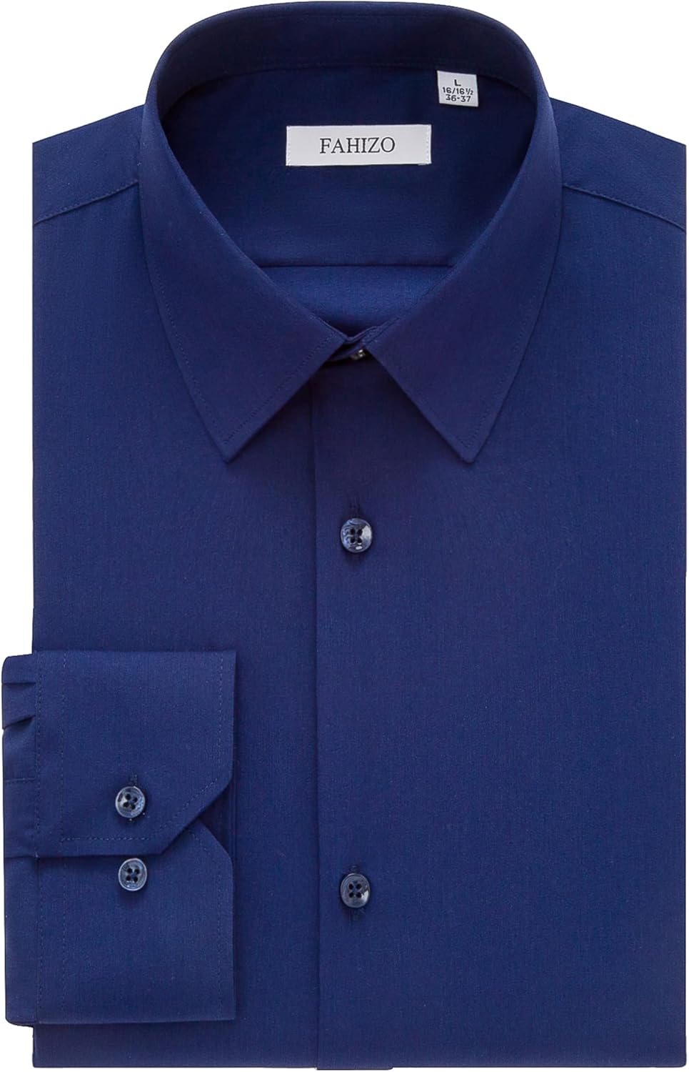 FAHIZO Men's Dress Shirt Regular Fit for Business and Casual Wear