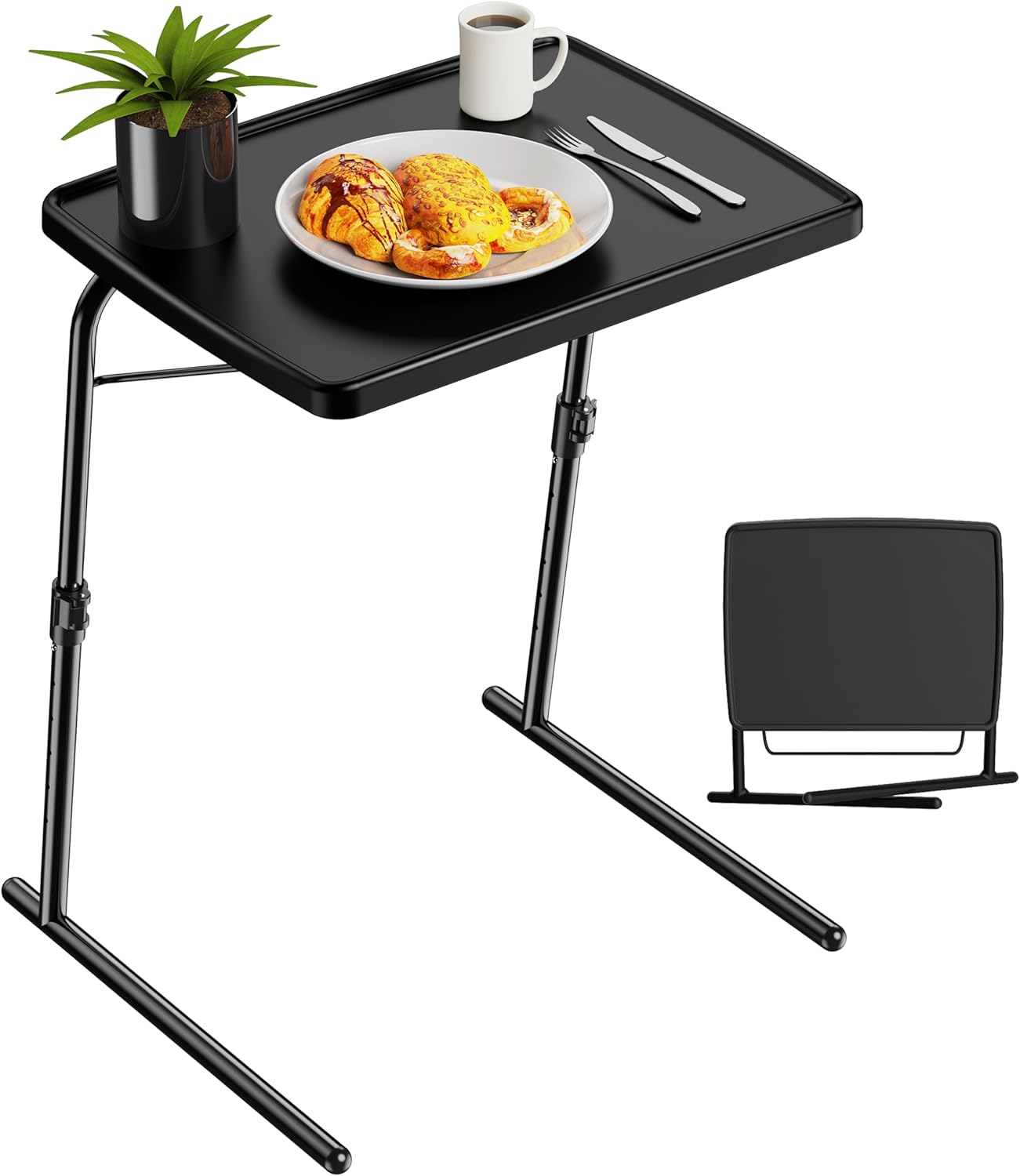 Adjustable Allpop TV Tray: 6 Heights, 3 Angles