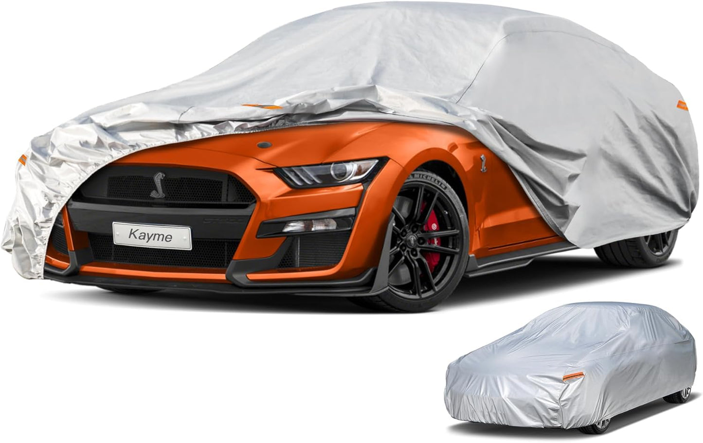 Kayme 6 Layers Car Cover Waterproof All Weather Protection