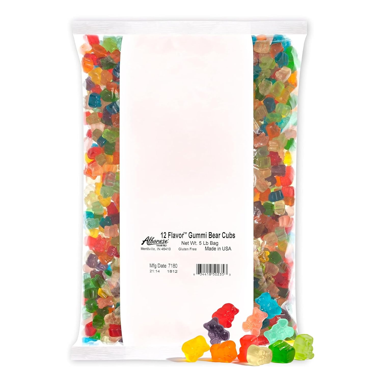 Albanese Gummi Bear Cubs 5lbs - World's Best Flavorful Treats