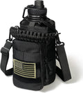 64 Oz Insulated Water Bottle with Sleeve for Sports and Hiking