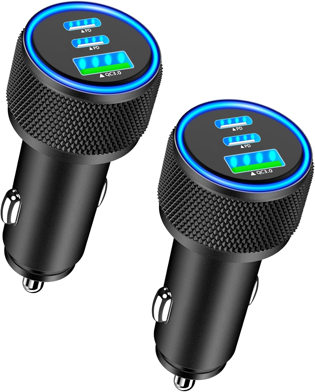 Rombica 67W 3-Port Fast Car Charger - Charge Multiple Devices Quickly!