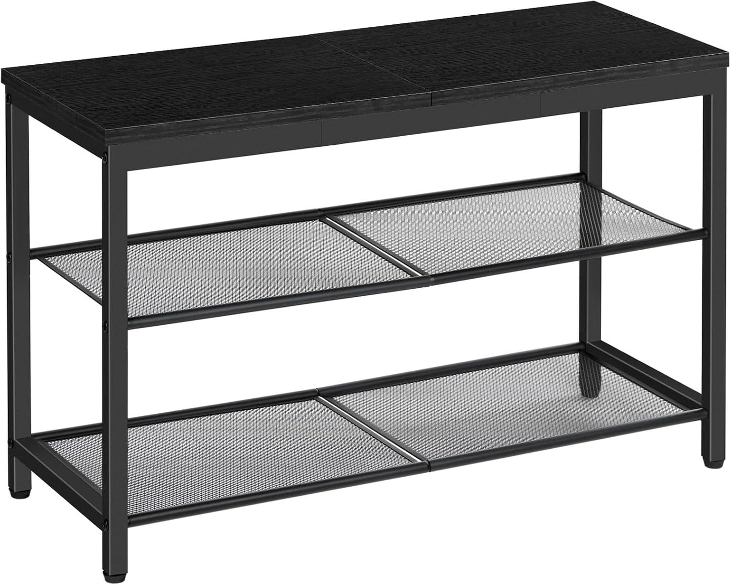 HOOBRO Shoe Bench with 3-Tier Rack for Entryway and Living Room