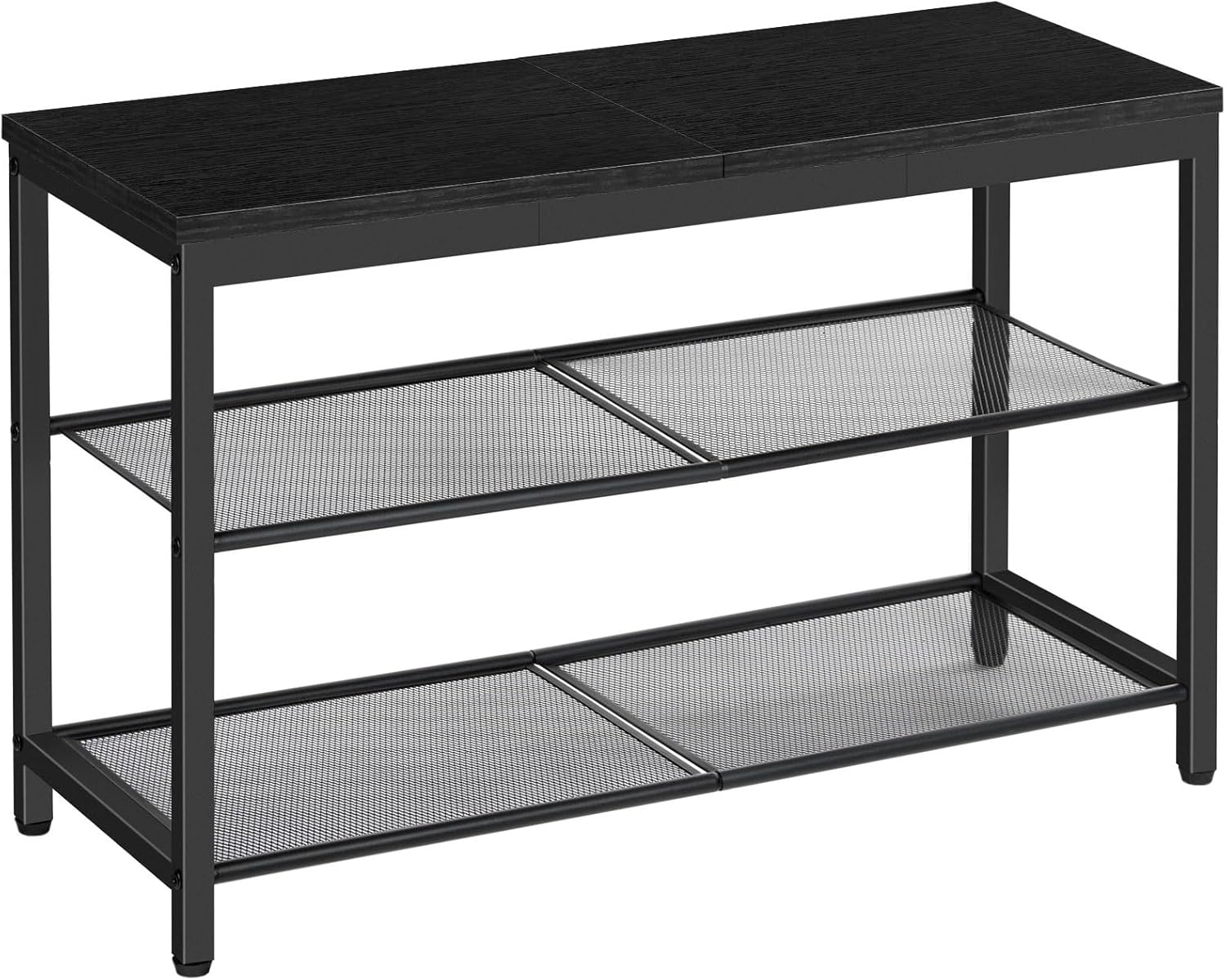 HOOBRO Shoe Bench with 3-Tier Rack for Entryway and Living Room