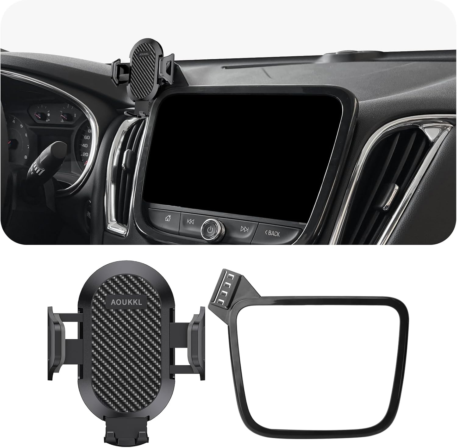 Car Phone Holder for Chevy Malibu and Equinox 2016-2024