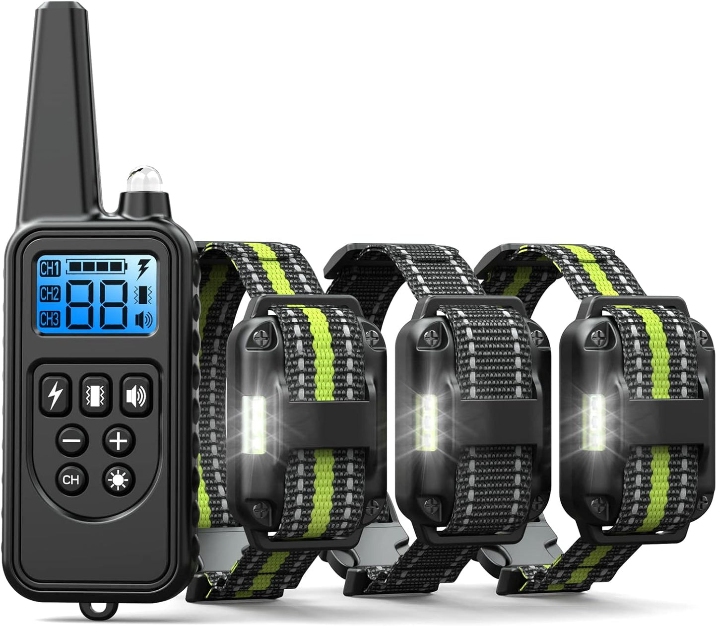 Dog Training Collar 3 Pack with Remote Control for Effective Training