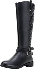 Vepose Women's 949 Knee High Riding Boots - Comfortable Low Heel comfy