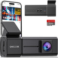 Dash Cam 2.5K WiFi Mini Dash Camera for Cars - Clear Night Vision