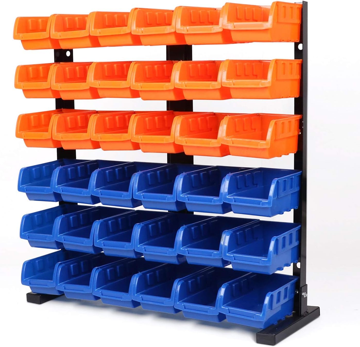 HORUSDY Storage Bins Parts Rack for Organizing Garage Tools