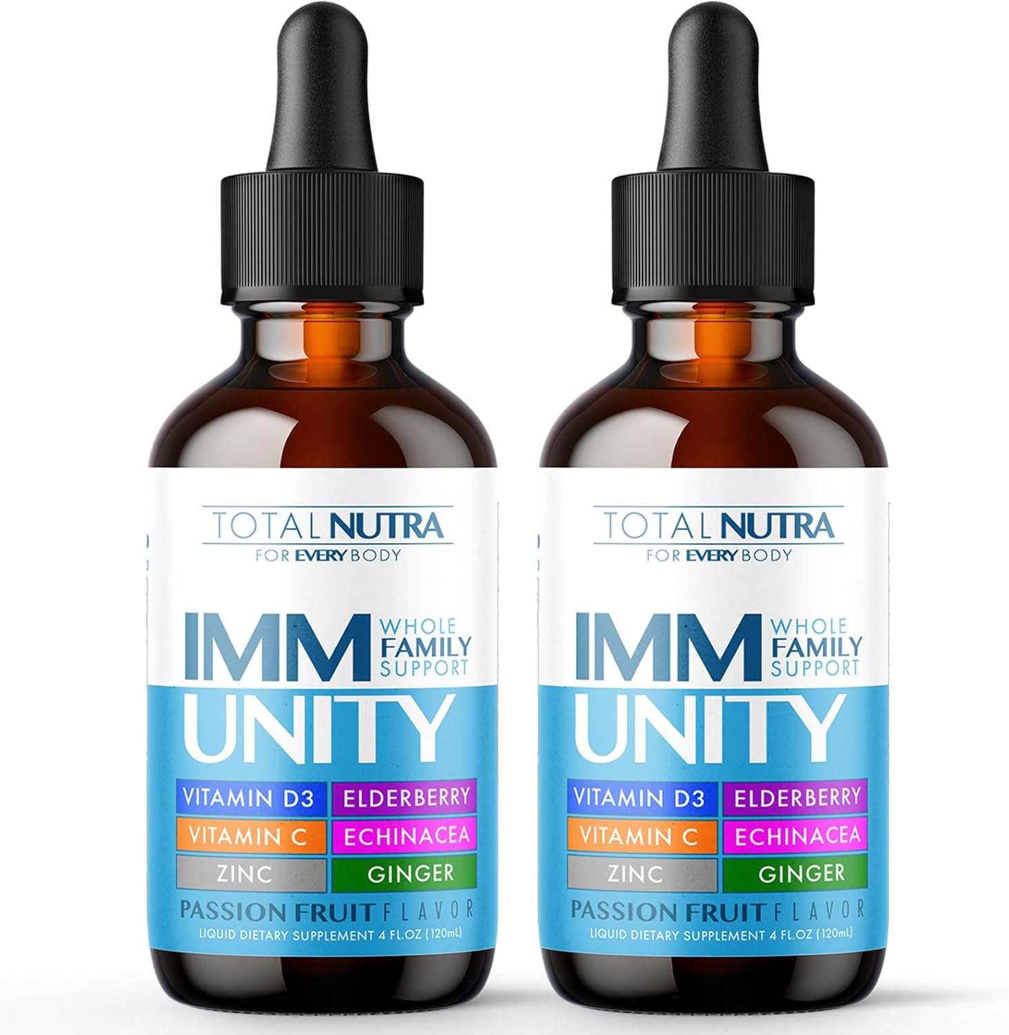 6-in-1 Liquid Multivitamin Supplement for Immunity Support