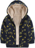 Bumeex Kids Boy's Sherpa Fleece Lined Jacket Zip Up Hoodie - Warm