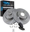 TRQ Front Brake Pad & Rotor Kit Ceramic Compatible with Nissan Altima