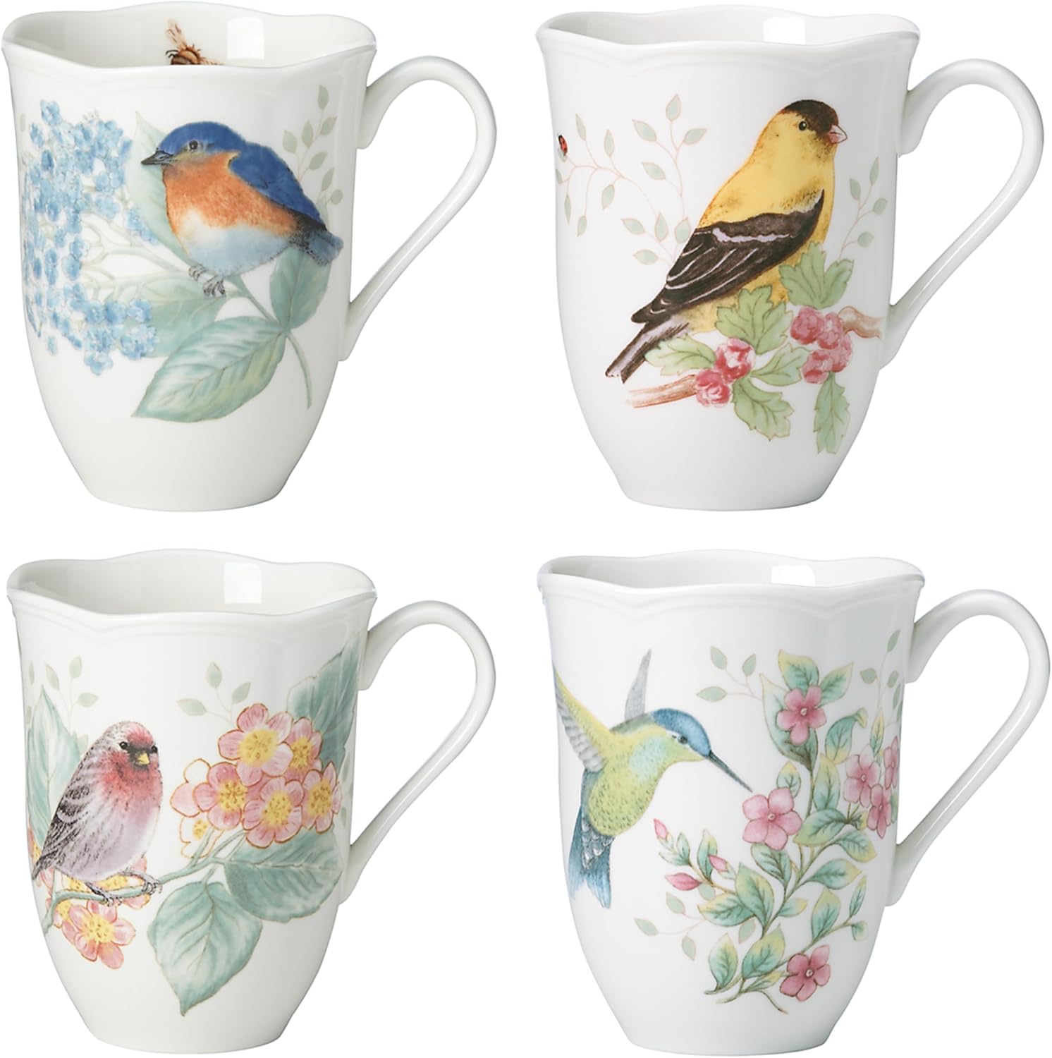 Lenox Butterfly Meadow Flutter Mugs Set of 4 for Every Occasion
